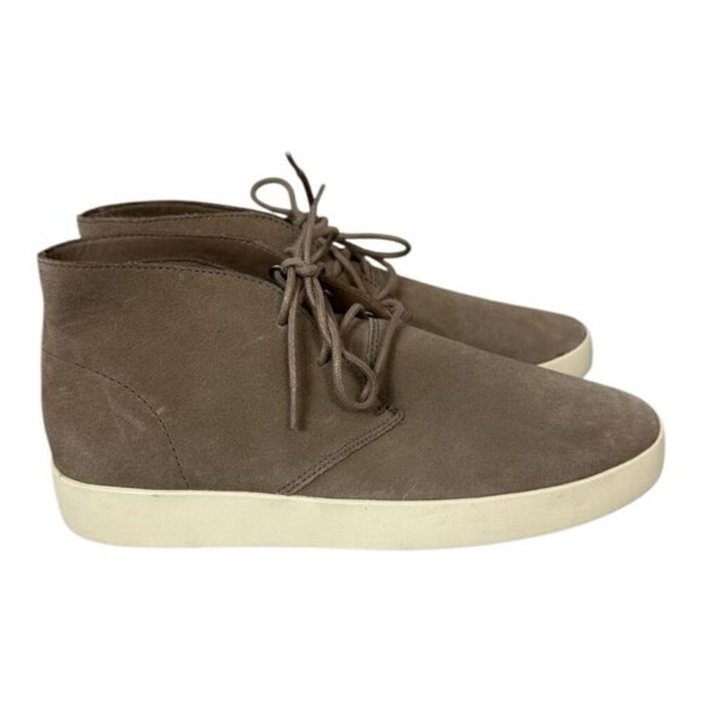 EVERLANE Mens The Desert Lace up BOOTS Size 7.5 Sepia Suede